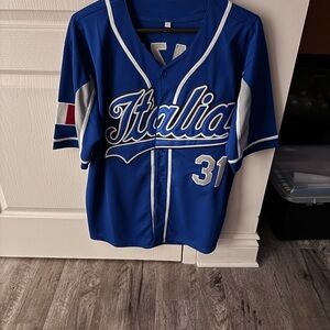 Italian National Baseball Team jersey Mike Piazza